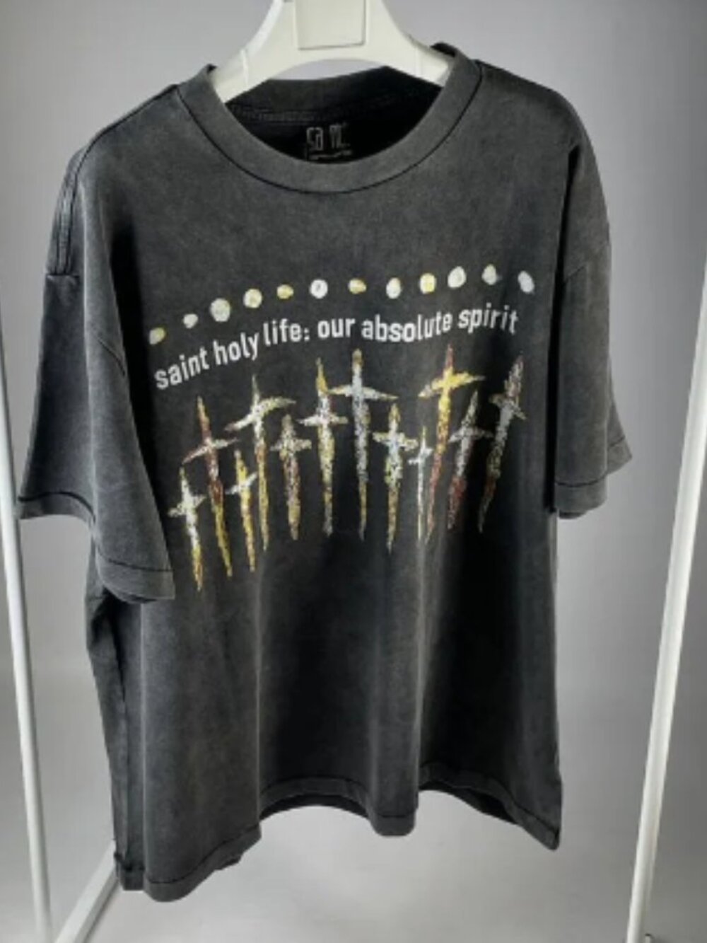 Saint Holy Life Graphic T-Shirt Black